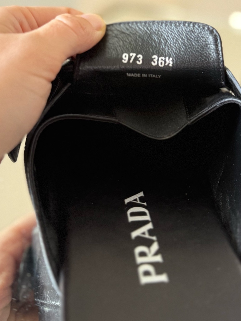 Prada Shuffle fringed leather mules $1,290 36.5 - Picture 8 of 13